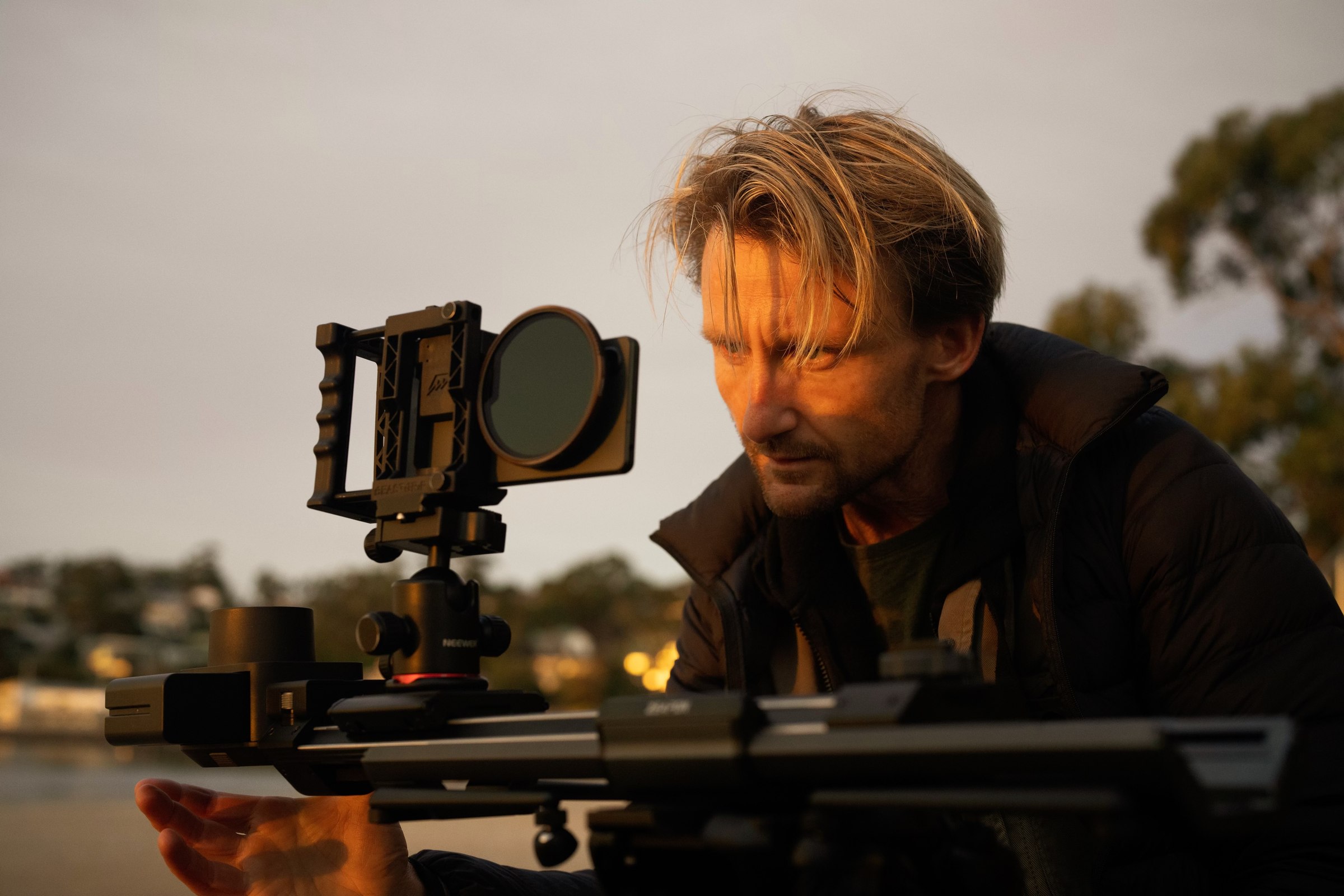 Paul Henri meeting with film producers in Ecuador